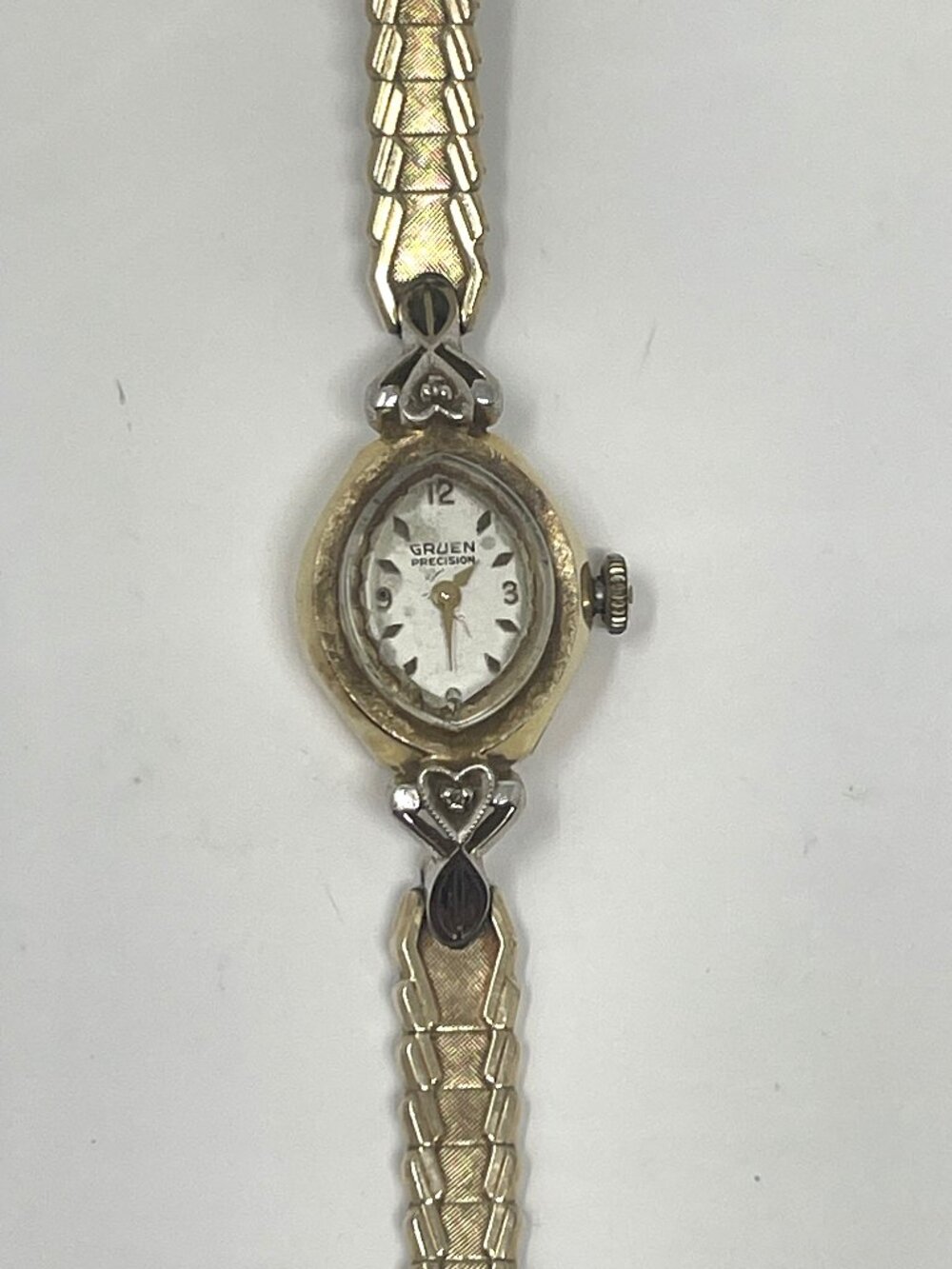 Elegant Vintage Ladies Watch Gruen Precision - Picture 3 of 4